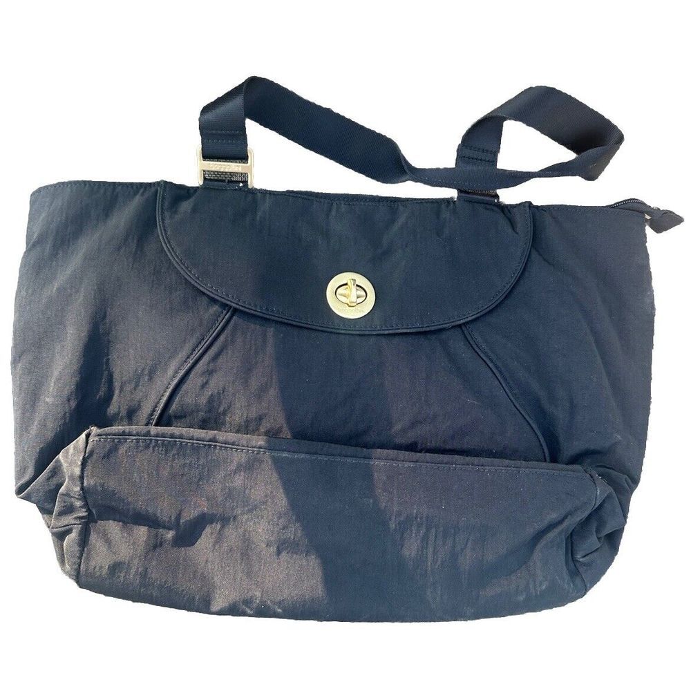 Baggallini Alberta Travel‎ Tote Black Nylon Organizer